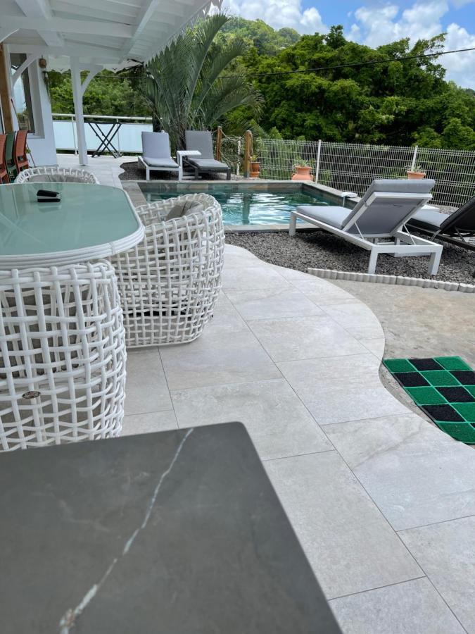 Les Appart Villa Sunbay Caraibes Avec Piscine Privative Vue Mer Et Montagne Le François Exterior foto