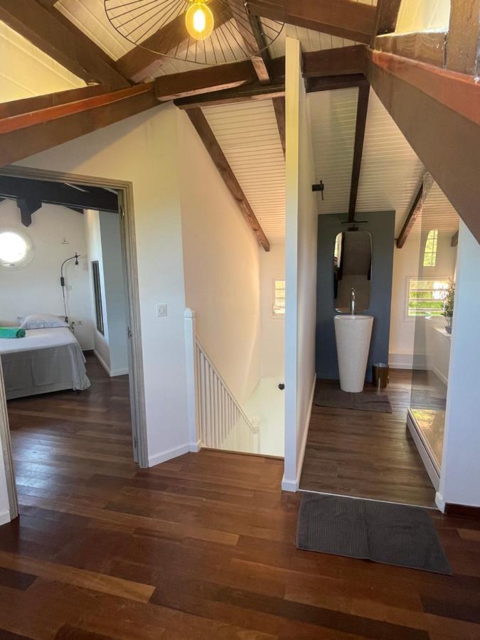 Les Appart Villa Sunbay Caraibes Avec Piscine Privative Vue Mer Et Montagne Le François Exterior foto