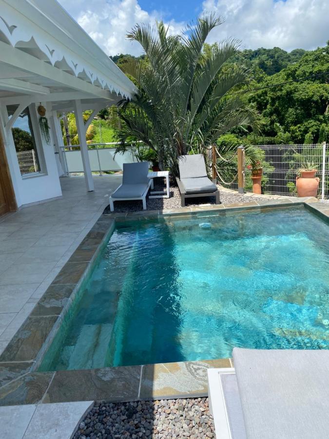 Les Appart Villa Sunbay Caraibes Avec Piscine Privative Vue Mer Et Montagne Le François Exterior foto