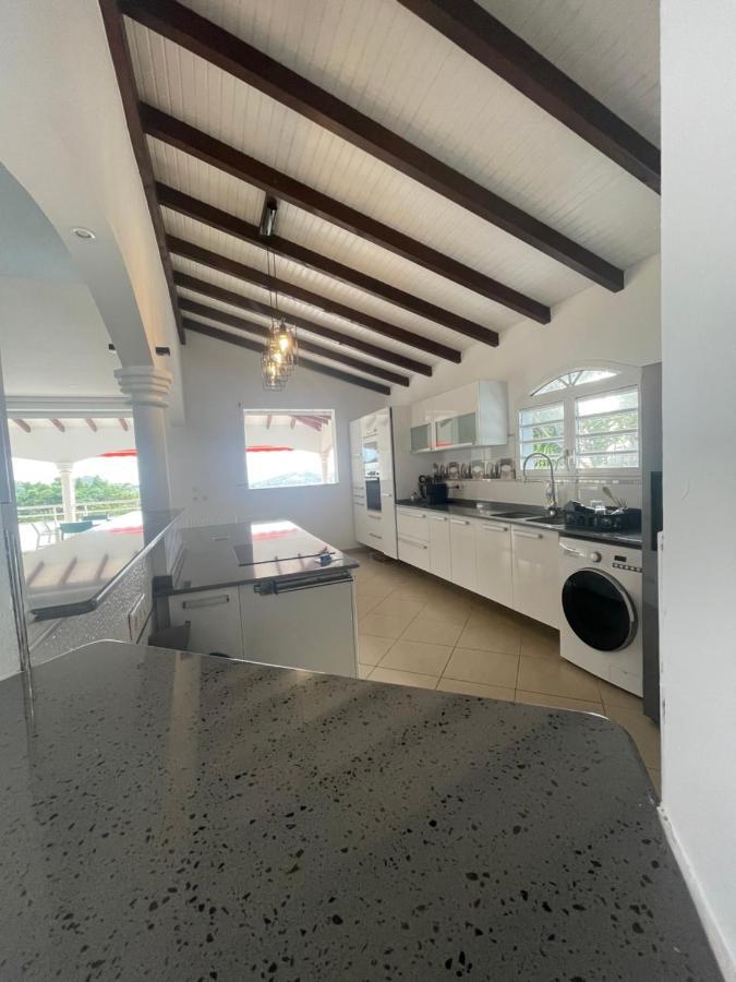 Les Appart Villa Sunbay Caraibes Avec Piscine Privative Vue Mer Et Montagne Le François Exterior foto